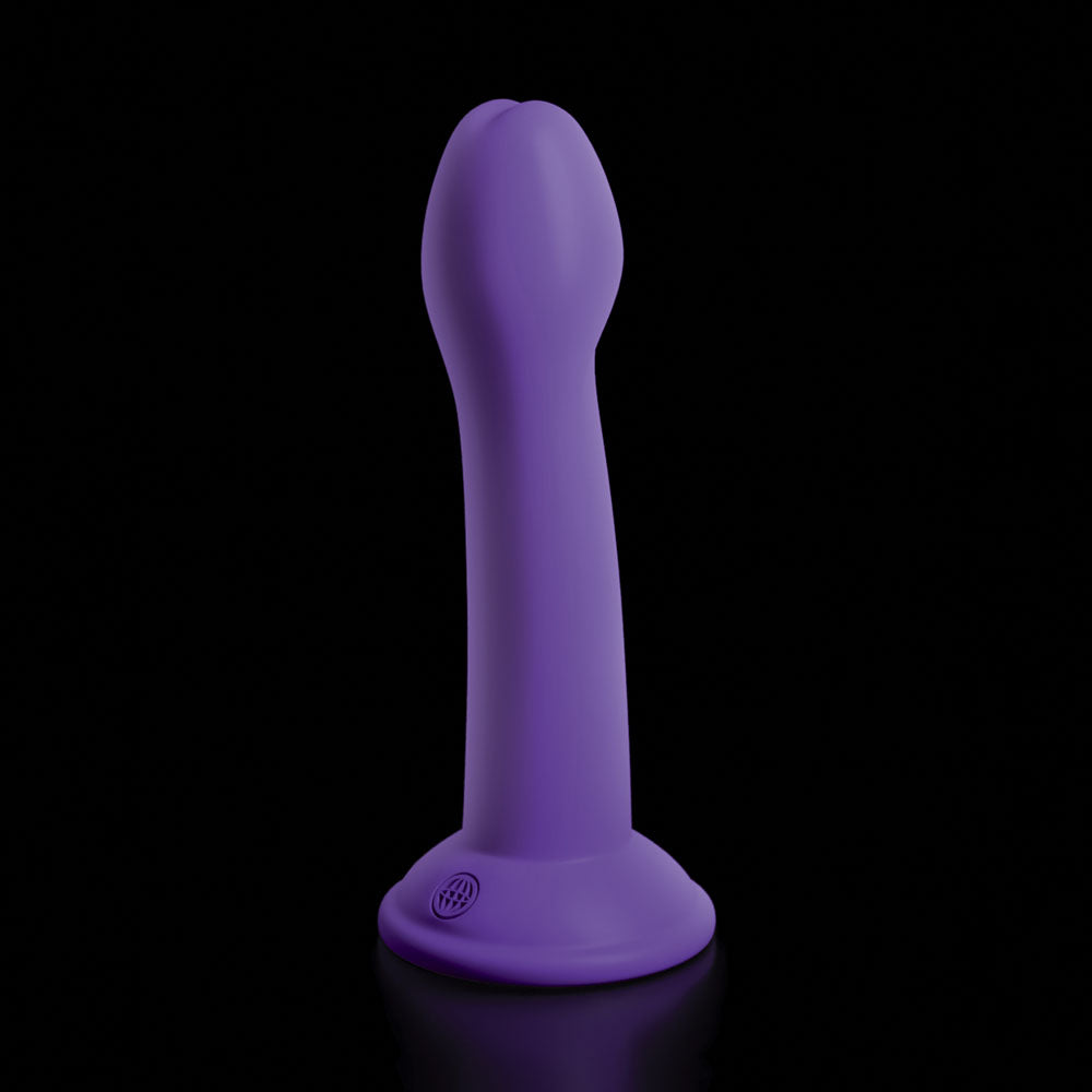 Dillio 6 Inch Please Her Dong Purple Dongs Neutral