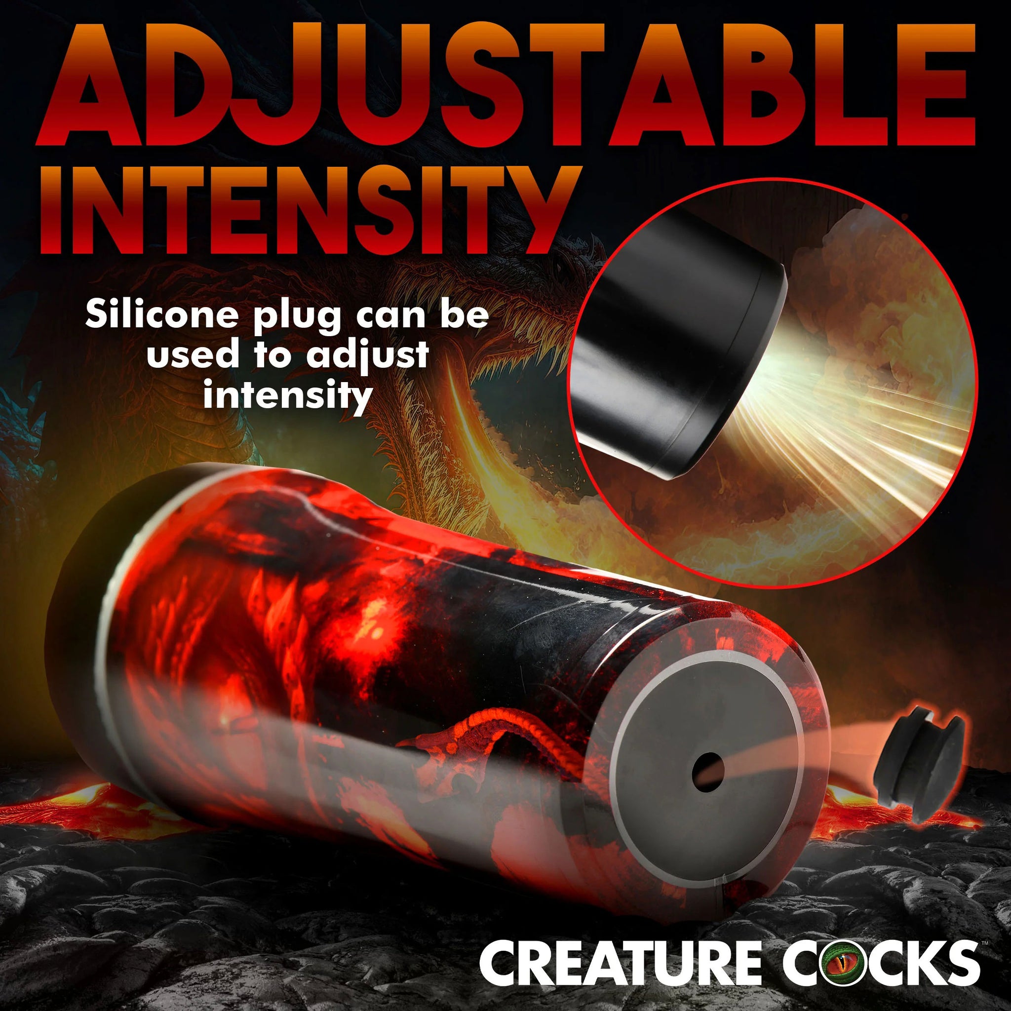 Creature Cocks Dragon Snatch (Red) – Scaly Masturbator > Sex Toys For Men > Masturbators > Fantasy