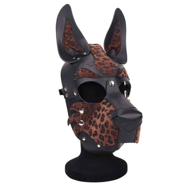 Dog/Pup Hood (Brown) – Premium Quality Mask > Bondage Gear > Masks Main image