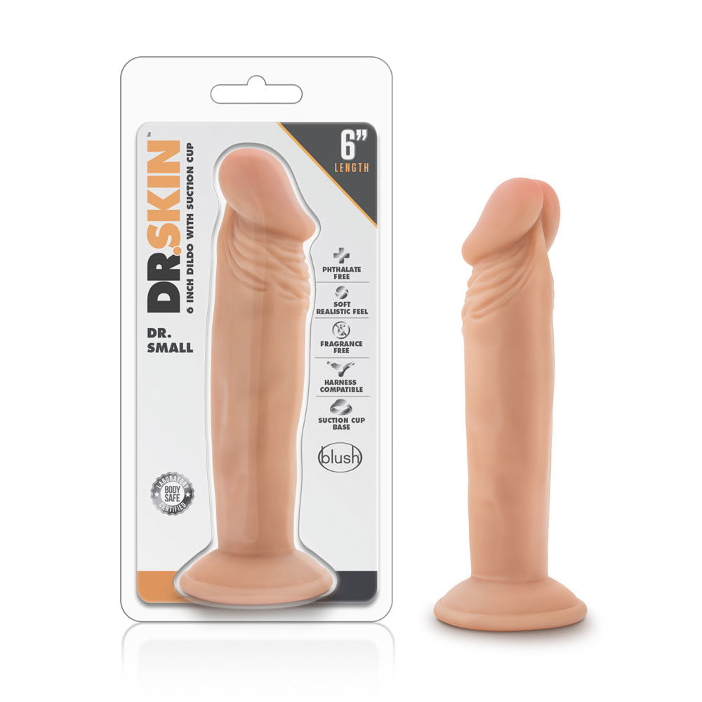 Dr Skin 6 Inch Vanilla Dildo Realistic Suction Cup Toy > Dildos > Realistic Dildos