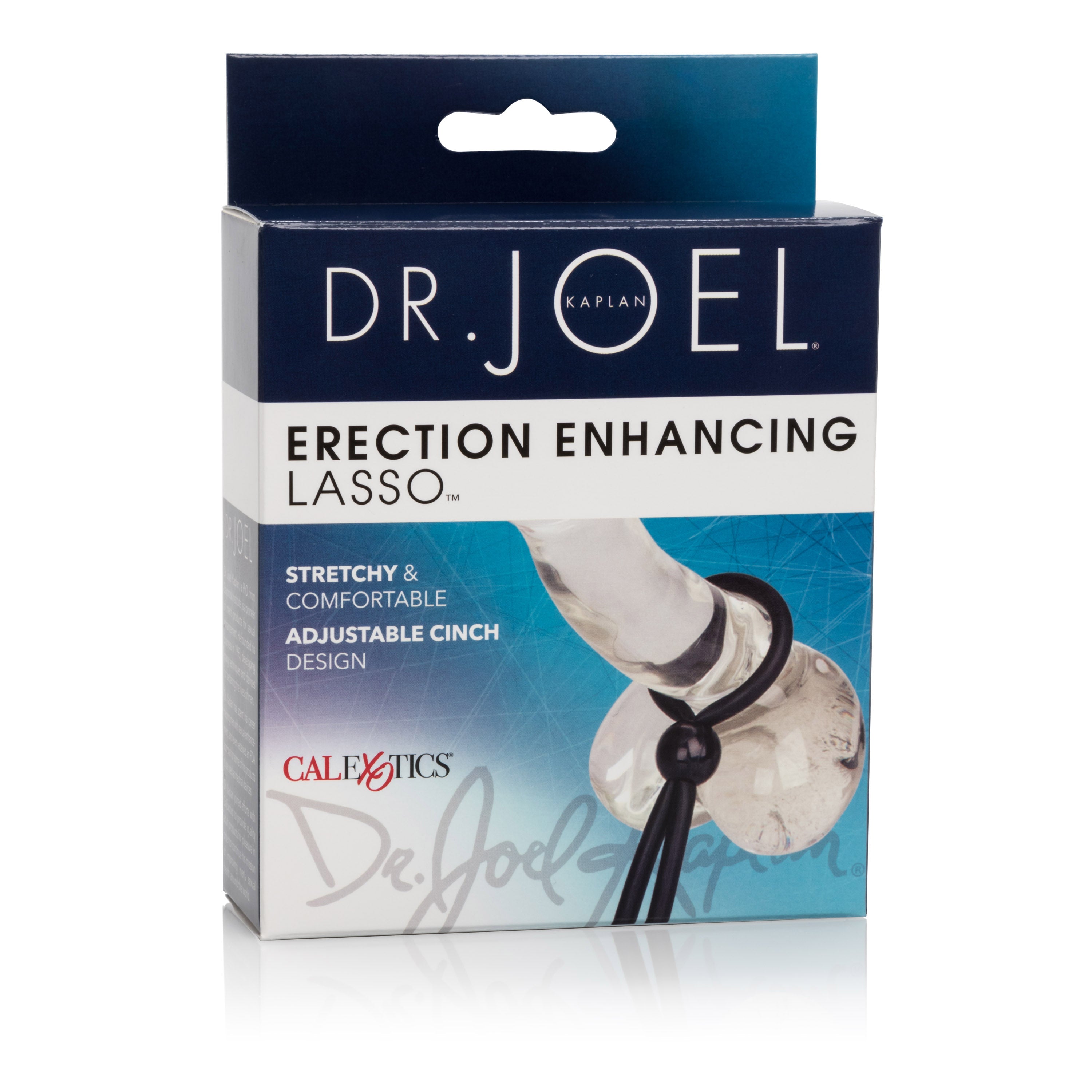 Dr. Joel Erection Enhancing Lasso Black 4.75 Inch Stretchy Adjustable Latex Ring COCK RINGS