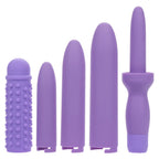 Dr. Laura Berman Dilators Set with Four Locking Sizes and Premium Silicone Textured Sleeve in Purple > Sex Toys > Dilators