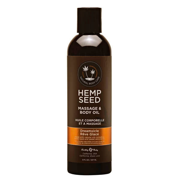 Dreamsicle Hemp Seed Massage and Body Oil Tangerine and Plum Scented 237 ml > Essentials > Massage Oil Main image