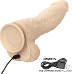 Big Dick Energy Studs – 7.5" Rechargeable Silicone Hands-Free Vibrator > Vibrators > Realistic Vibrators
