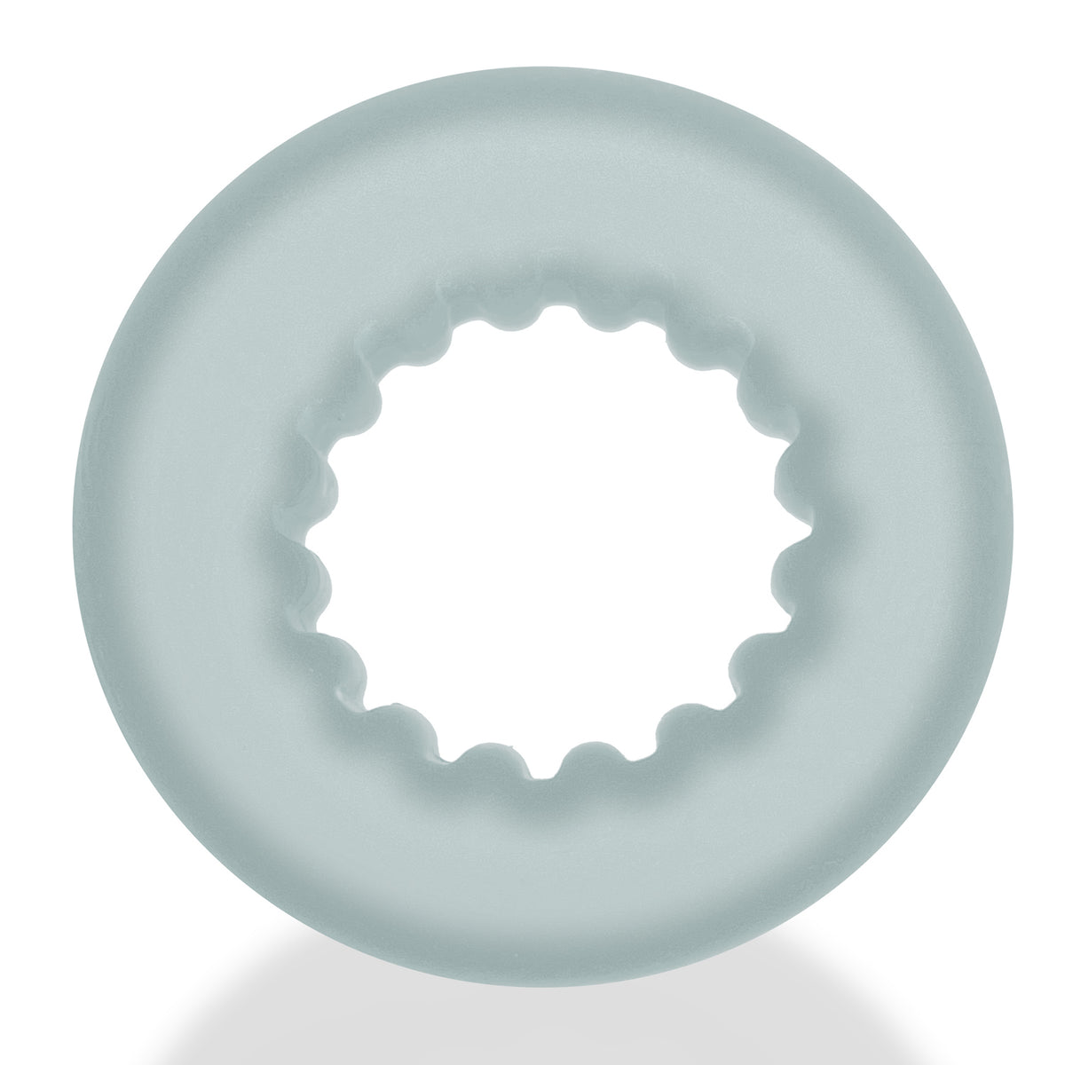 Oxballs Axis Inner Ribbed Griphold Cockring Clear Ice Edition Clear > Cock Ring > Single