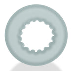 Oxballs Axis Inner Ribbed Griphold Comfort Cock Ring Clear > Cock Ring > Single