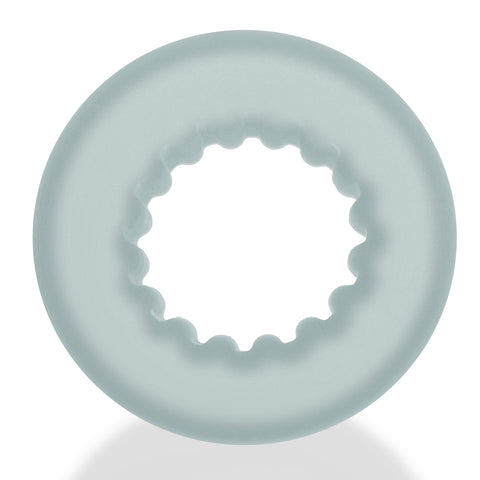 Oxballs Axis Inner Ribbed Griphold Cockring Clear Ice Edition > Cock Ring > Single