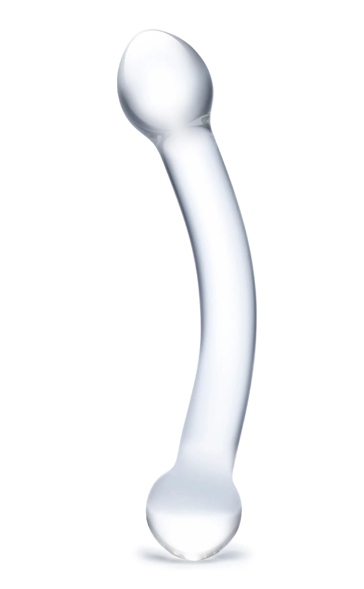Electric Eel Glas 7 Inch Curved Glass G Spot Stimulator > Glass > Dildos
