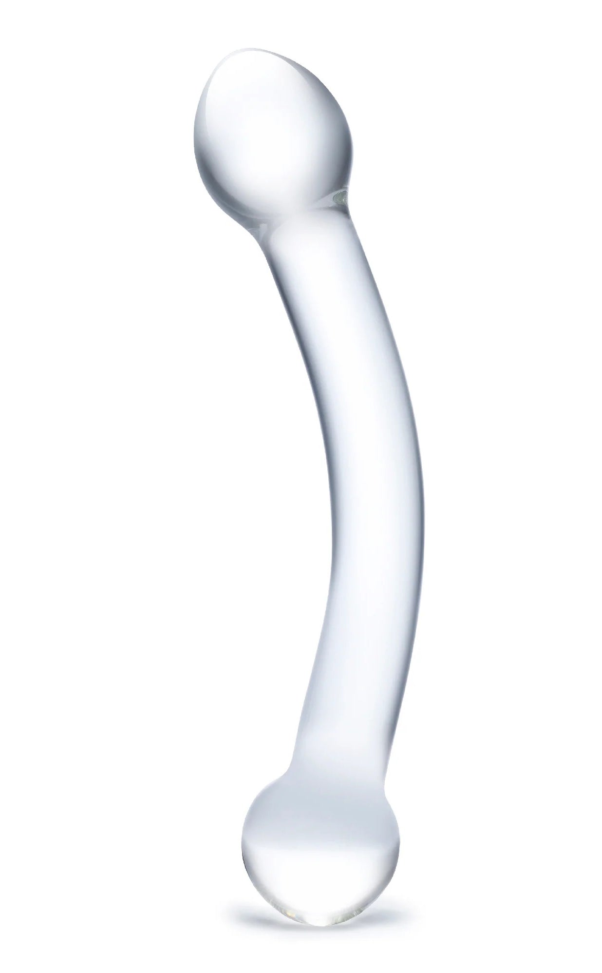 Electric Eel Glas 7 Inch Curved Glass G Spot Stimulator > Glass > Dildos