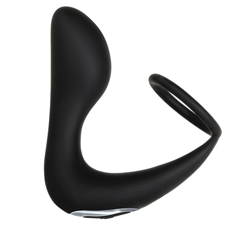 Adam & Eve Adam's Rechargeable Prostate Pleaser and C-Ring – USB Rechargeable 10-Speed Anal Plug with Cock Ring Prostate Tools