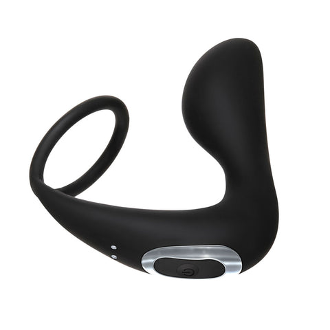 Adam & Eve Adam's Rechargeable Prostate Pleaser and C-Ring – USB Rechargeable 10-Speed Anal Plug with Cock Ring Prostate Tools