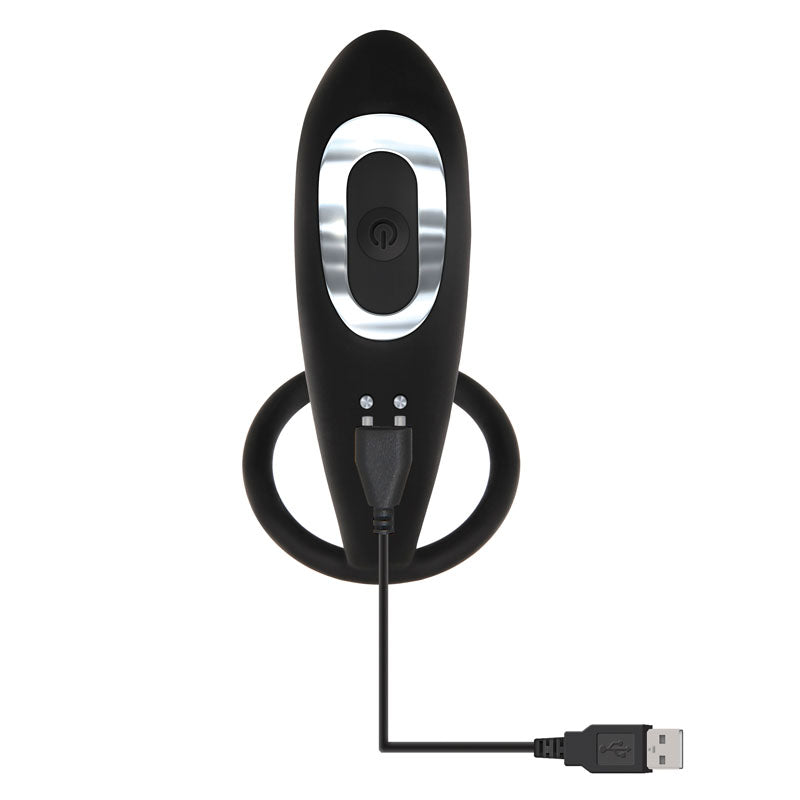 Adam & Eve Adam's Rechargeable Prostate Pleaser and C-Ring – USB Rechargeable 10-Speed Anal Plug with Cock Ring Prostate Tools