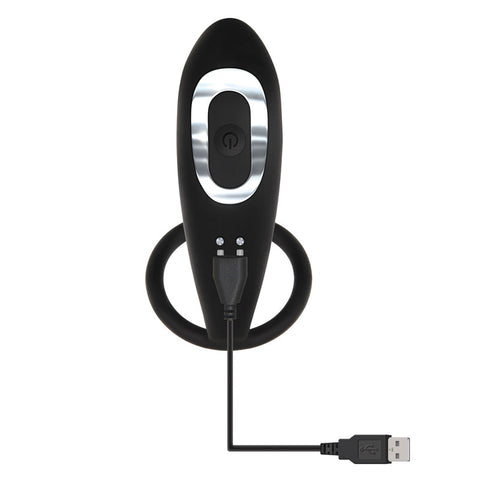 Adam & Eve Adam's Rechargeable Prostate Pleaser and C-Ring – USB Rechargeable 10-Speed Anal Plug with Cock Ring Prostate Tools
