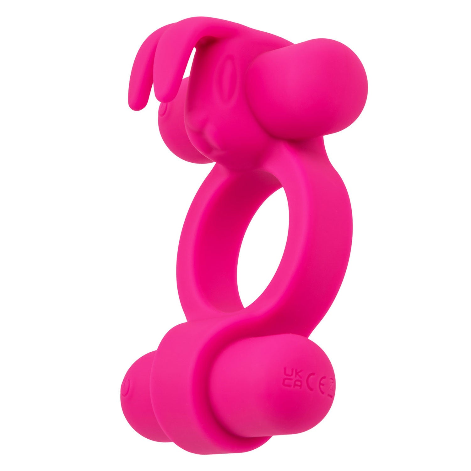 Silicone Rockin’ Rabbit Pink Couples Vibrator with Dual Independent Motors Pink > Cock Ring > Vibrating