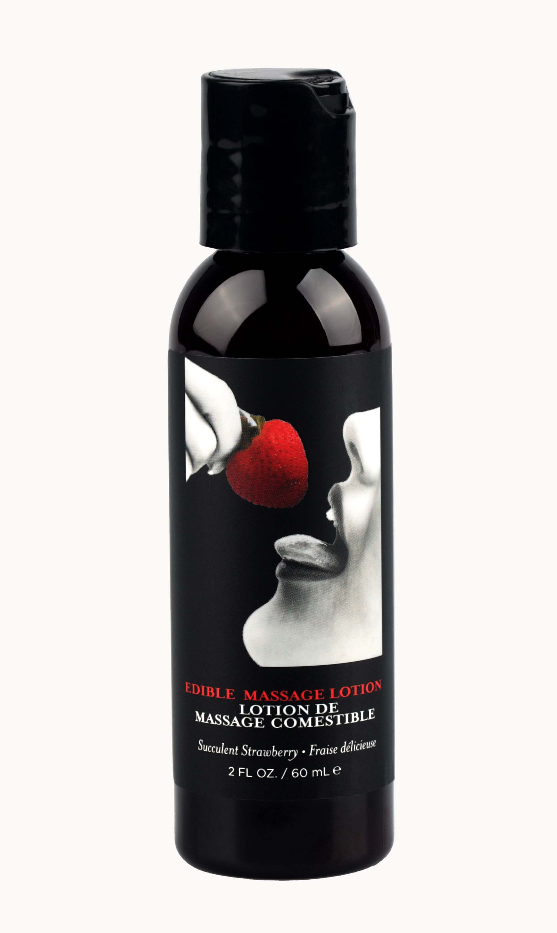 EB Edible Massage Lotion Strawberry 60ml - Tasty and Nourishing Secondary image