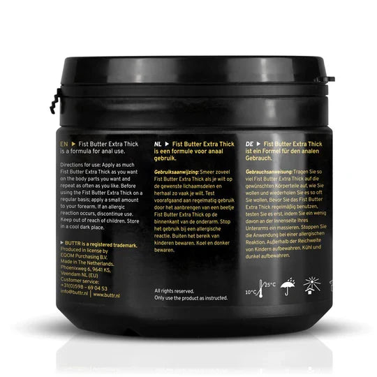 Buttr Extra Thick Fist Balm 500ml - Premium Personal Lubricant > Lube > Fisting