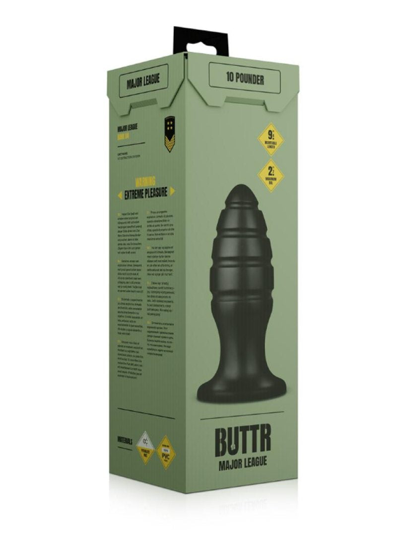 Buttr Aftershock I Segmented Surface 23cm Butt Plug > Dildos > Oversized Toys Main image