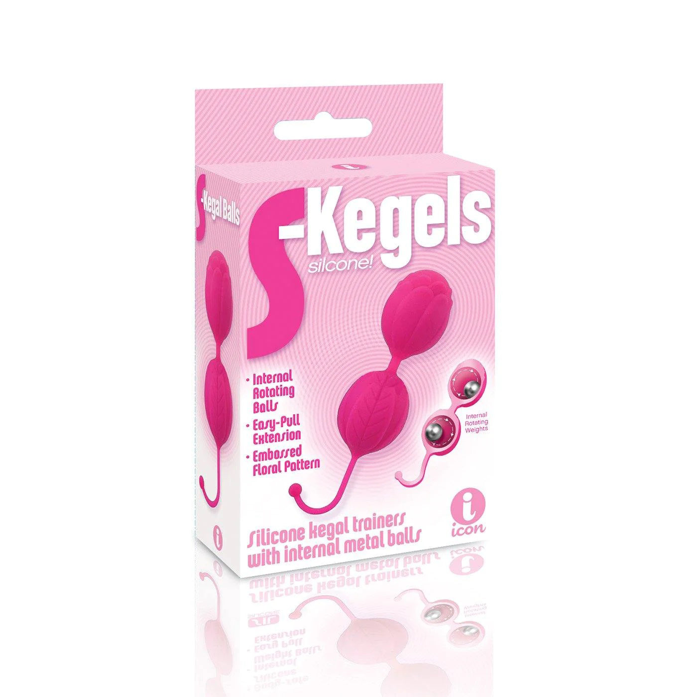 The 9s S-Kegels Silicone Kegel Balls Pink Pink > Sex Toys For Ladies > Kegel Exercise