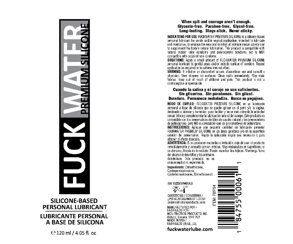 Premium Silicone Lubricant 4 Fl Oz Highly Concentrated Long Lasting Formula > Lube > Silicone