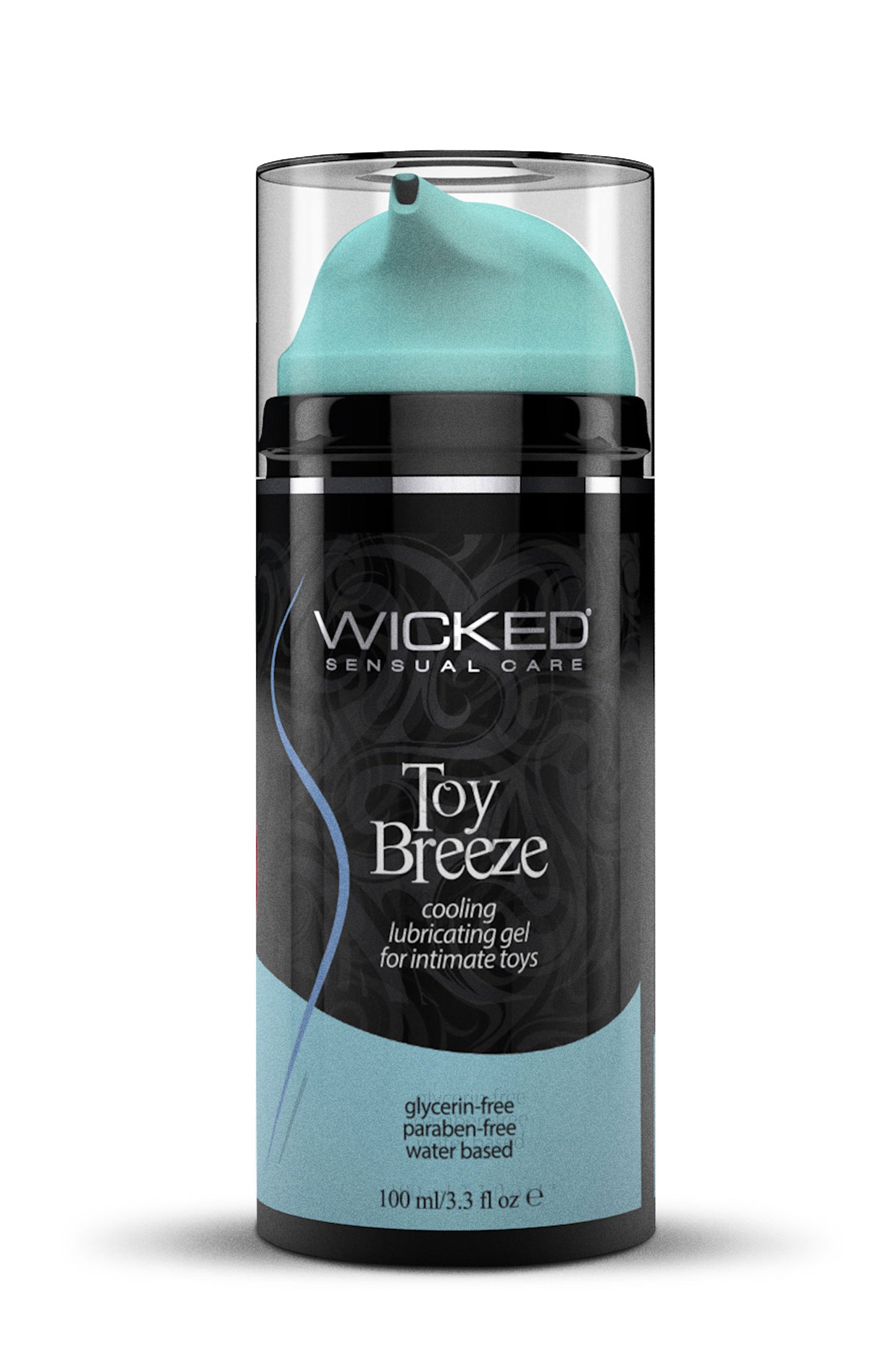 Wicked Toy Breeze Cooling Glycerin Free Water Based Lubricant 100ml 3.3 Ounce Bottle Default Title > Lube > Water Based