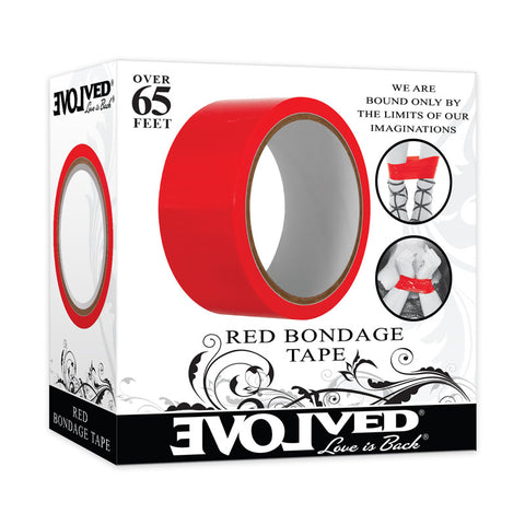 Evolved Bondage Tape - 20 metre length Red BONDAGE-TOYS