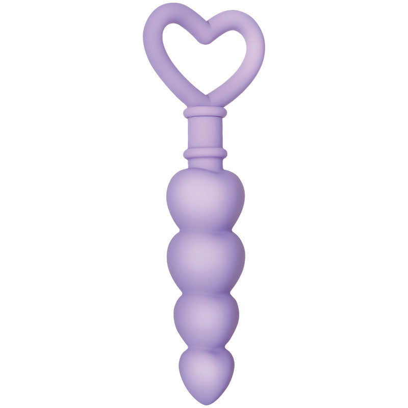 Evolved Sweet Treat -  11.5 cm Beaded Butt Plug with Handle