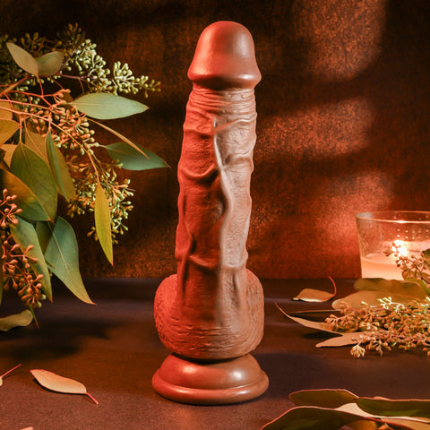Evolved Realistic Dildo 8 Inch Dark 21 Cm Dong Dongs Realistic