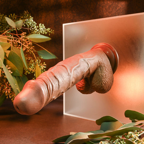 Evolved Realistic Dildo 8 Inch Dark 21 Cm Dong Dongs Realistic