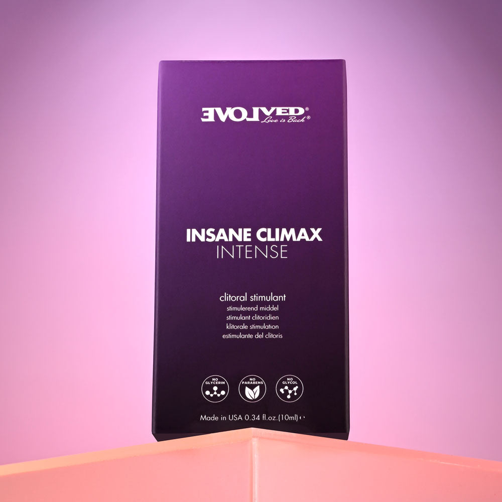 Evolved Insane Climax Intense Clitoral Stimulation Gel 10ml > Essentials > Womens Enhancers
