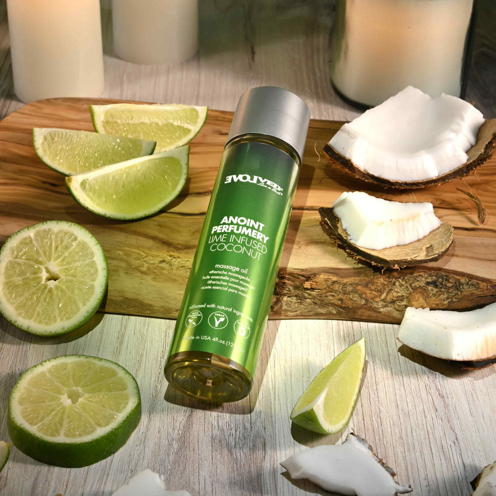 Evolved Anoint Perfumery - Lime Infused Coconut Massage Oil