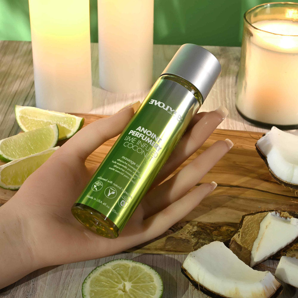 Evolved Anoint Perfumery - Lime Infused Coconut Massage Oil