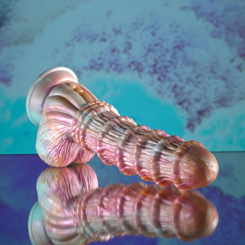 Evolved Fantasy Multicoloured 27.6 cm USB Rechargeable Vibrating Dildo with Remote > Sex Toys > Other Dildos