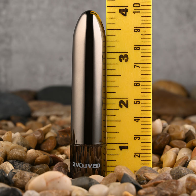 Evolved Real Simple (Black) – USB Rechargeable 10 cm Bullet Vibrator > Vibrators > Finger Vibrators