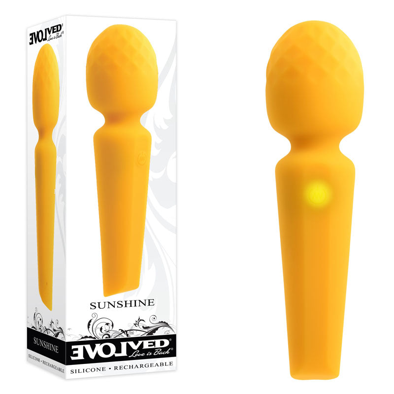 Evolved SUNSHINE -  17 cm USB Rechargeable Massage Wand