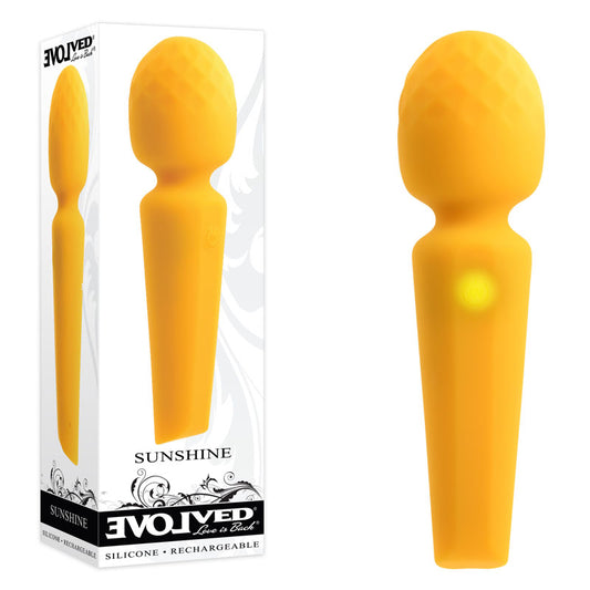 Evolved SUNSHINE -  17 cm USB Rechargeable Massage Wand