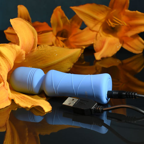 Evolved Out Of The Blue Rechargeable Mini Wand Massage Toy Electric Massager