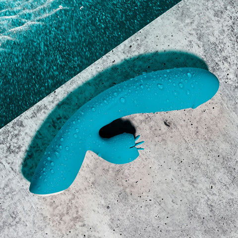 Evolved FIERCE FLICKER Dual Vibe 19.5cm Waterproof VIBRATORS-RABBIT