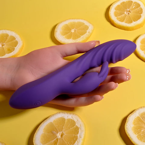 Evolved Wavy Rabbit 20.6 cm USB Rechargeable Rabbit Vibrator VIBRATORS-RABBIT