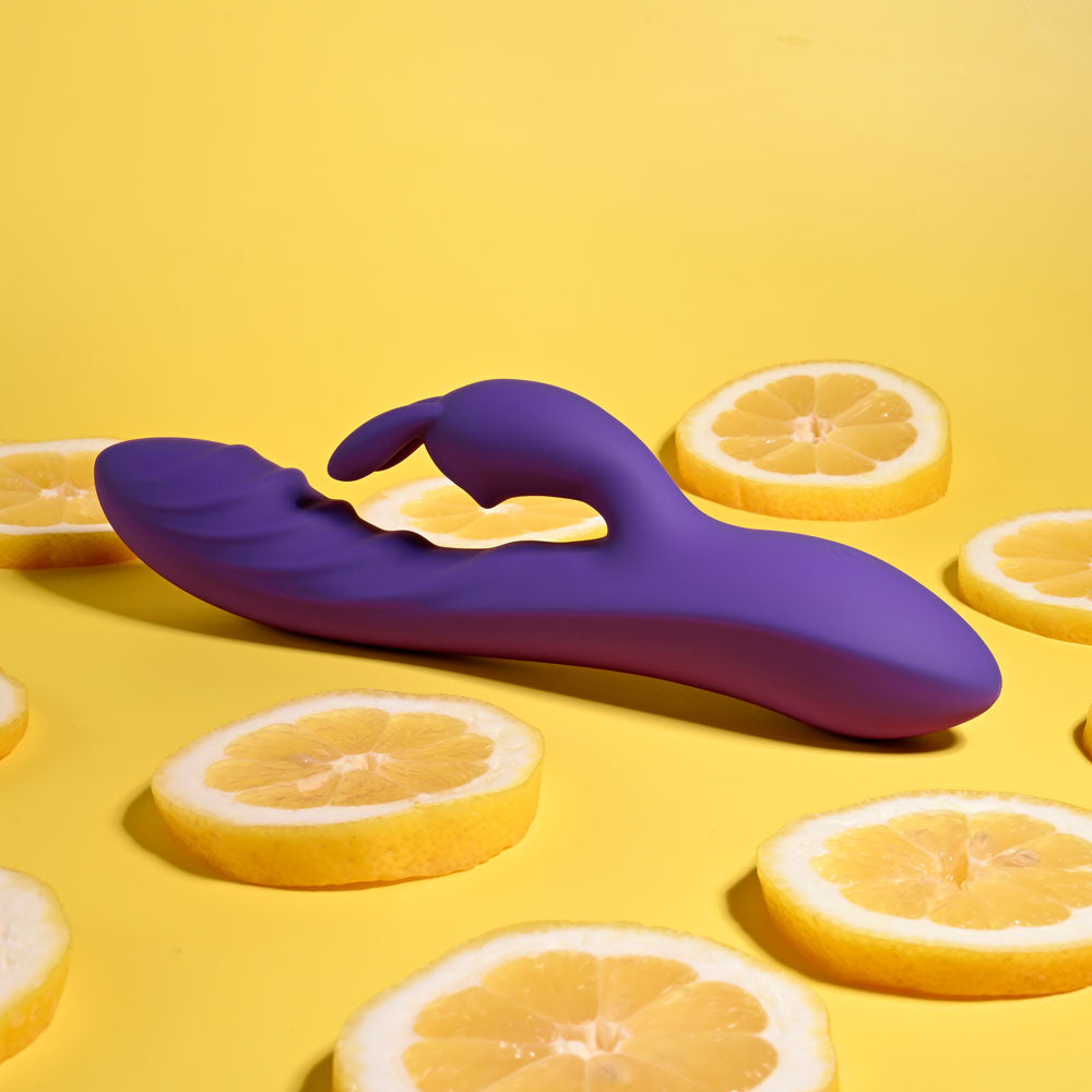 Evolved Wavy Rabbit Vibrator 20.6cm Silicone > Vibrators > Ladies > Rabbit