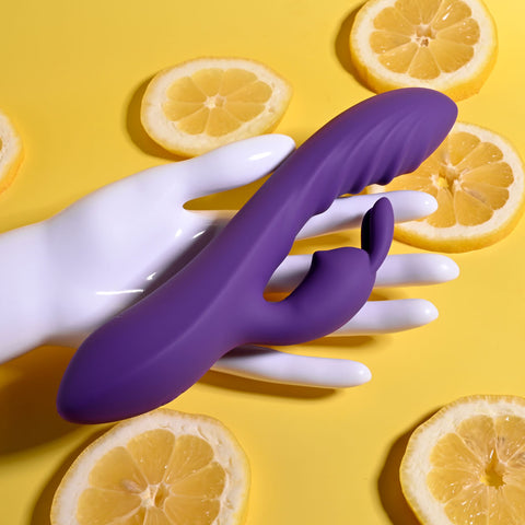 Evolved Wavy Rabbit 20.6 cm USB Rechargeable Rabbit Vibrator VIBRATORS-RABBIT
