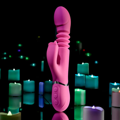 Evolved DRAGON Vibrating G-Spot Dildo 24.2 cm VIBRATORS-RABBIT