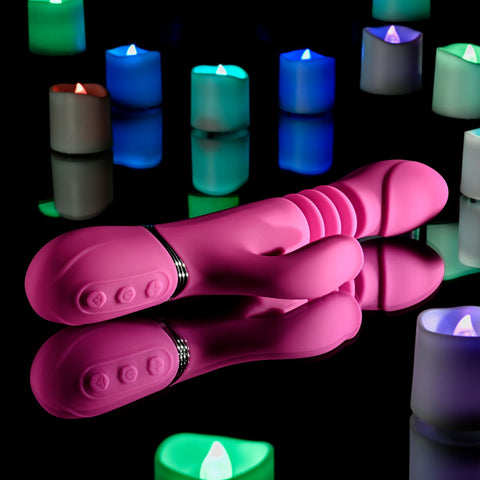 Evolved DRAGON Vibrating G-Spot Dildo 24.2 cm VIBRATORS-RABBIT