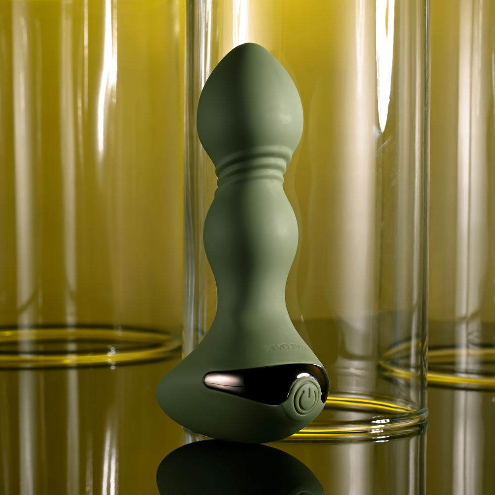 Evolved LIEUTENANT -  12.2 cm USB Rechargeable Vibrating Butt Plug