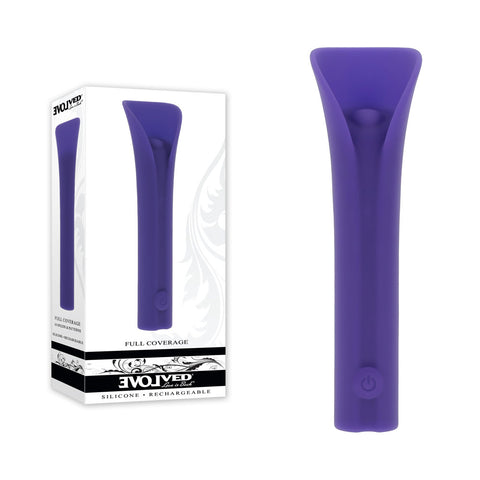 Evolved Full Coverage Stimulator Purple > Vibrators > Ladies > Clitoral Vibrators and Stimulators