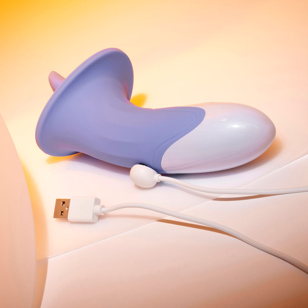 Evolved LIX & KISSES - Purple Rechargeable Flicking Tongue Stimulator