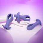 Evolved Hole Punch Plug Set Butt Plugs with Interchangeable Bullet Set of 3 Sizes > Anal Range > Vibrating Butt Plugs