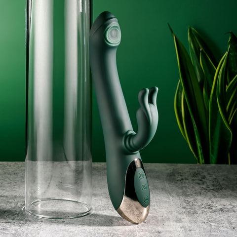 Evolved Rabbit Tap Tap 25 cm USB Rechargeable Vibrator with Tapping Tip VIBRATORS-RABBIT