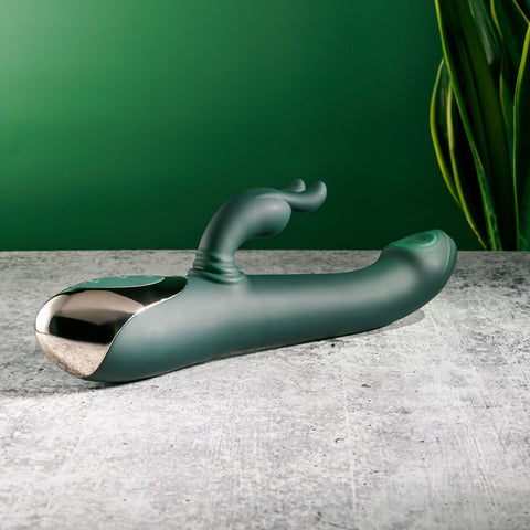 Evolved Rabbit Tap Tap 25 cm USB Rechargeable Vibrator with Tapping Tip VIBRATORS-RABBIT