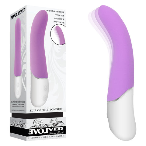Evolved SLIP OF THE TONGUE 21.1 cm USB Rechargeable Vibrator Default Title Vibrators