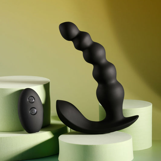 Evolved BEAD ME UP - 16.8 cm USB Rechargeable Vibrating Anal Beads with Wireless Remote ANAL TOYS